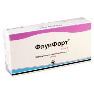 ფლუიფორტი ფხვნილი ორალური ხსნარის მოსამზადებლად 2.7გრ პაკეტი #5 0 Fluifort sachet 2.7gr #5