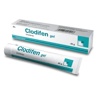 კლოდიფენი გელი 5% 45გრ ტუბი #1 0 Clodifen gel 5% 45gr #1