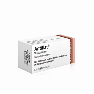 ანტიფლატი ტაბლეტი საღეჭი 42მგ #30 0 Antiflat chawebel tab 42mg #30