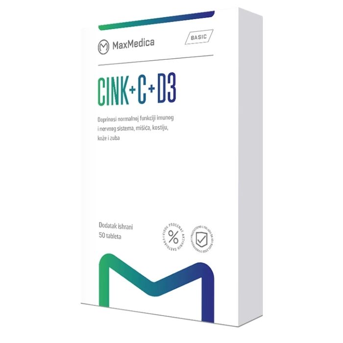*Max Medica Cink+C+D3 50 tabl.