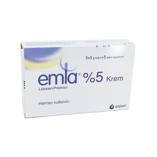 ემლა კრემი 25მგ+25მგ 5გრ ტუბი  #5 0 Emla 25mg+25mg cream 5g #5 /TR/