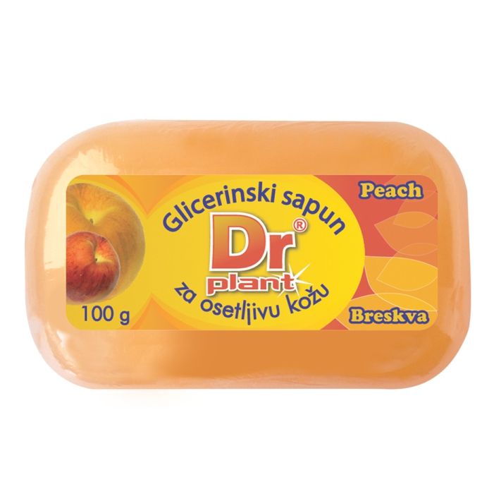 Dr PLANT glicerinski sapun 100g breskva