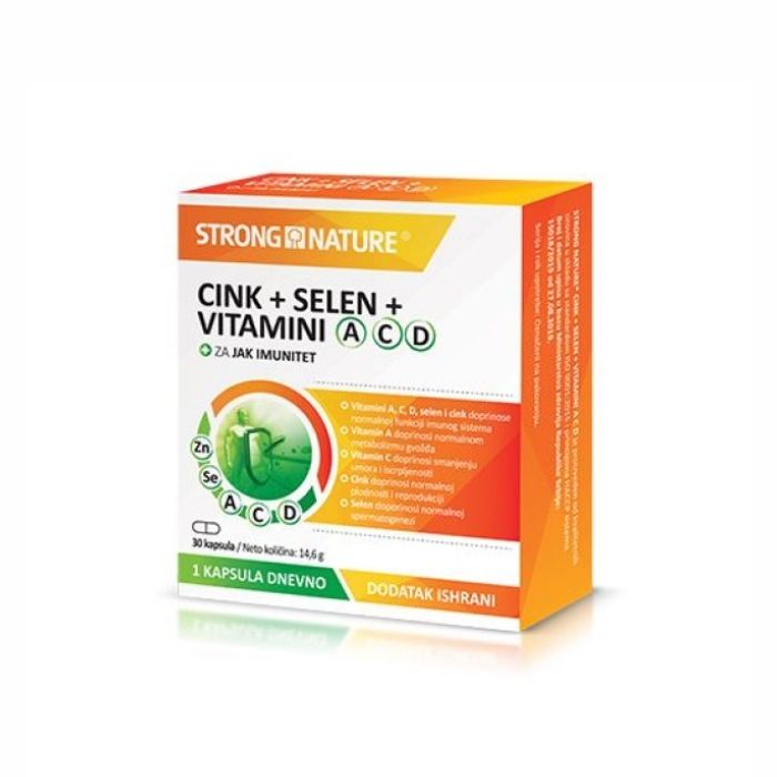 *Strong Nature Zn+Se+Vit ACD A30