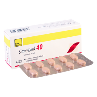 სიმვა დენკი ტაბლეტი 40მგ #30 0 Simva denk tab 40mg #30