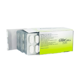 გლიფორი ტაბლეტი 1000მგ  #100 0 Glifor 1000mg tabs /TR/ #100