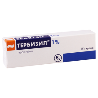 ტერბიზილი კრემი 1% 15გრ ტუბი #1 0 Terbisil cream 1% 15g