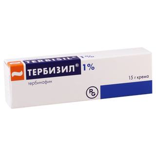 ტერბიზილი კრემი 1% 15გრ ტუბი #1 0 Terbisil cream 1% 15g