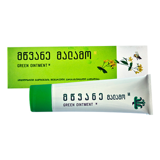 მწვანე მალამო M 20გრ ტუბი #1 0 Green oitment M 20gr