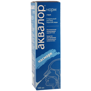 აქვალორ ნორმი სპრეი ცხვირის ფლაკონი  #1 0 Aqualor norm nasal spray #1