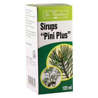პინი პლიუს სიროფი 120მლ ფლაკონი #1 0 Pini Plus syrup 120ml