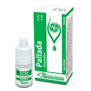 პალადა წვეთები თვალის 0.1% 5მლ ფლაკონი #1 0 Pallada eye dr 0.1% 5ml #1