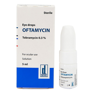ოფთამიცინი წვეთები თვალის 0.3% 5მლ ფლაკონი #1 0 Oftamycin eye drops 0.3% 5ml #1