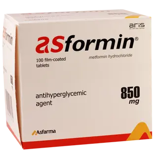 ასფორმინი ტაბლეტი  850მგ #100 0 Asformin tab 850mg #100