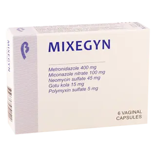 მიქსეგინი კაფსულა ვაგინალური #6 0 Mixegin caps vagin #6