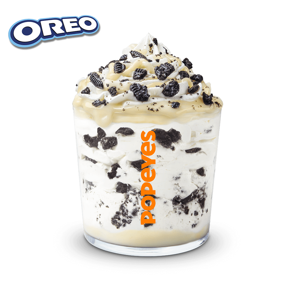 Popeyes Ice Oreo Cheesecake camp HD