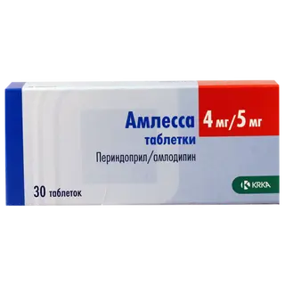 ამლესა ტაბლეტი 4მგ+5მგ #30 0 amlesa tab 4mg+5mg #30