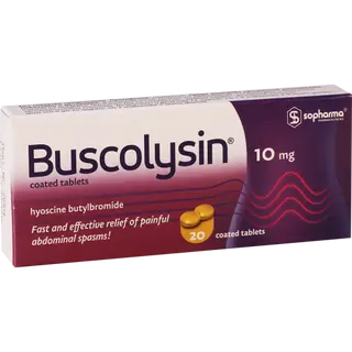 ბუსკოლიზინი ტაბლეტი 10მგ #20 0 Buscolisin tab 10mg #20
