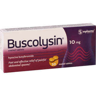 ბუსკოლიზინი ტაბლეტი 10მგ #20 0 Buscolisin tab 10mg #20