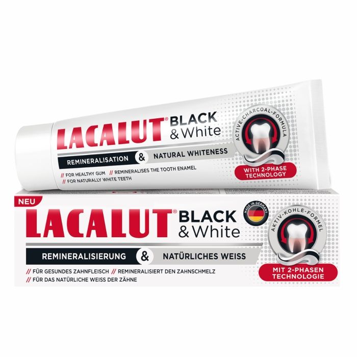 LACALUT PASTA BLACK WHITE 75ML 