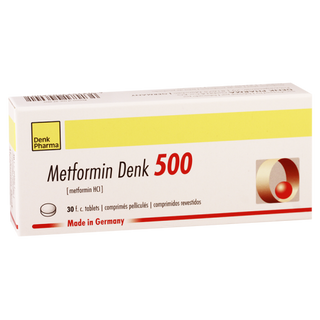 მეტფორმინი დენკი ტაბლეტი  500მგ #30 0 Metformin Denk 500mg tab #30