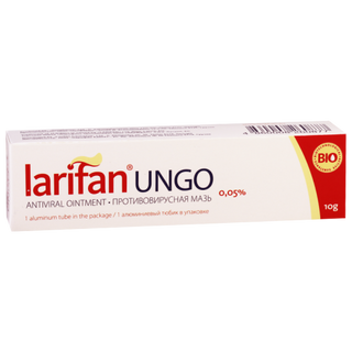 ლარიფანი უნგო მალამო 0.05% 10გრ ტუბი #1 0 Larifan ungo 0.05% 10gr #1
