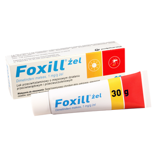 ფოქსილი გელი 0.1% 30გრ ტუბი #1 0 Foxill gel 0.1% 30g