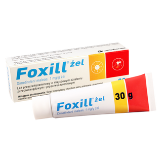 ფოქსილი გელი 0.1% 30გრ ტუბი #1 0 Foxill gel 0.1% 30g