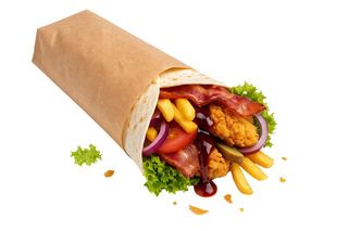 BBQ fully filled wrap