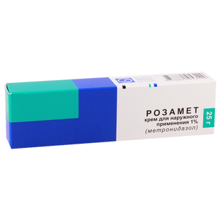 როზამეტი კრემი 1% 25გრ ტუბი #1 0 Rozamet cream 1% 25gr