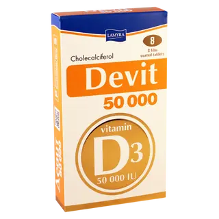 დევიტი ტაბლეტი 50000სე #8 0 DeVit 50000 tab #8