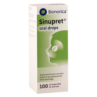 სინუპრეტი წვეთები ორალური 100მლ ფლაკონი #1 0 Sinupret drops 100ml