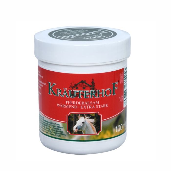 KRAUTERHOF konjski balzam sa efek. toplote ekstra jak 100ml (crveni)