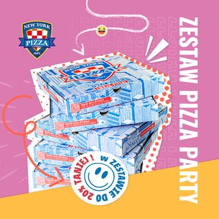 PIĘĆ różnych pizz 30cm w jednym zestawie