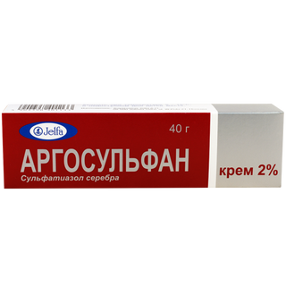 არგოსულფანი კრემი 2% 40გრ ტუბი #1 0 Argosulfan 2% cream 40gr #1