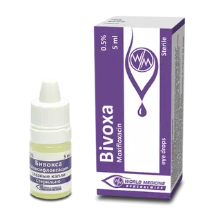 ბივოქსა წვეთები თვალის 0.5% 5მლ ფლაკონი #1 0 Bivoxa eye drops 0.5% 5ml #1