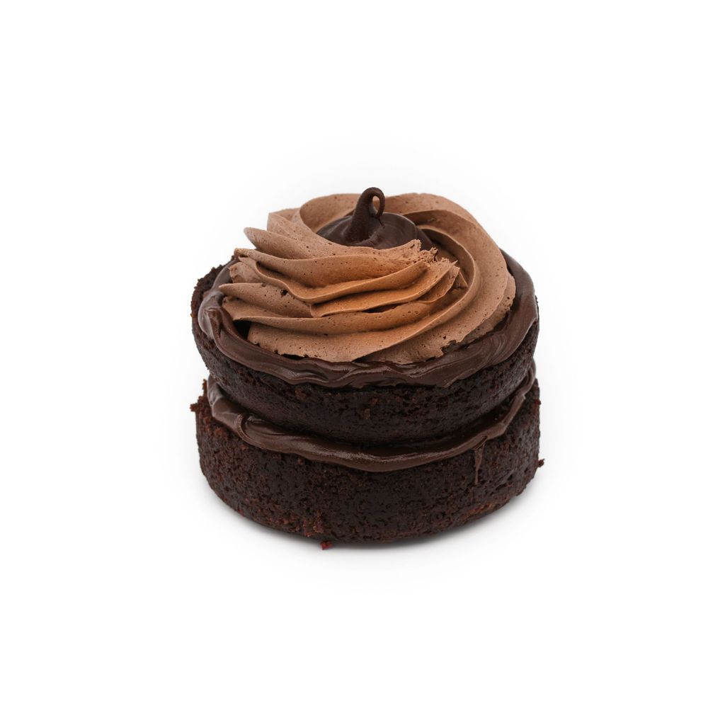 Mini Tarta Mousse de Nutela Vegana y Sin Gluten