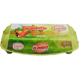 Familia Toneli, Oua Jumbo cod 1, marime XL, 10 bucati (ID 17549)