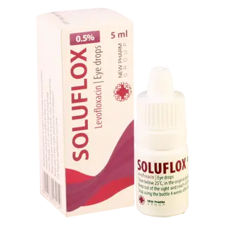 სოლუფლოქსი წვეთები თვალის 5მგ/1მლ 5მლ #1 0 Soluflox eye drops 5mg/ml 5ml