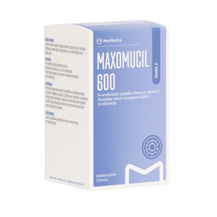 *Max Medica Maxomucil 600 10 kes.