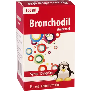 ბრონქოდილი სიროფი 15მგ/5მლ 100მლ ფლაკონი #1 0 Bronqodil syrup 15mg/5ml 100ml #1