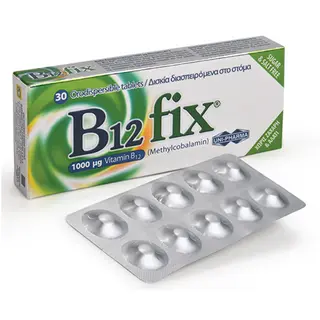 ვიტამინი ფიქს B-12 ტაბლეტი #30 0 B12-FIX OROD TAB N30