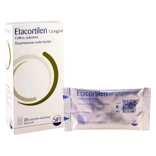 ეტაკორტილენი წვეთები თვალის 0.15% 0.3მლ #20 0 Etacortilen eye gel 0.3 ml #20