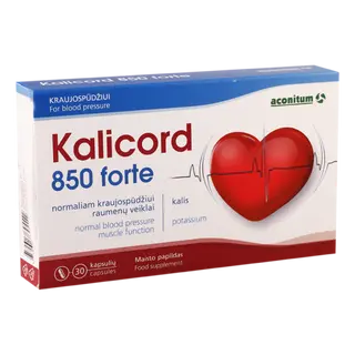 კალიკორდი ფორტე კაფსულა 850მგ #30 0 Kalikord  forte 850 cap #30