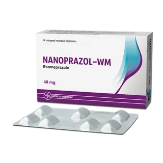 ნანოპრაზოლ-WM კაფსულა 40მგ #14 0 Nanoprazol-WM kaps 40mg #14