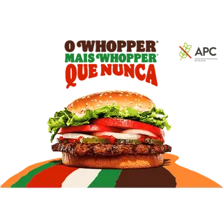 Whopper® sem glúten