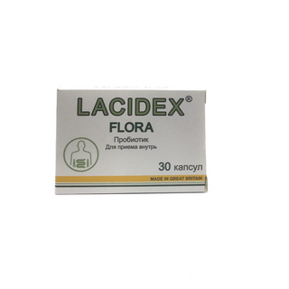 ლაციდექს ფლორა კაფსულა #30 0 Lacidex flora caps #30