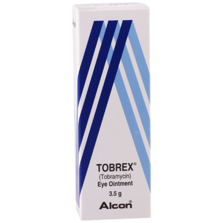 ტობრექსი მალამო თვალის 0.3% 3.5გრ ტუბი #1 0 Tobrex eye ointment 0.3% 3.5gr