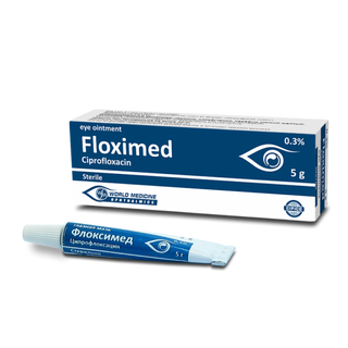 ფლოქსიმედი მალამო თვალის 0.3% 5გრ ტუბი #1 0 Floximed eye ointment 0.3% 5gr