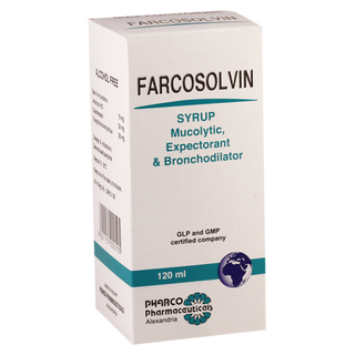 ფარკოსოლვინი სიროფი 120მლ ფლაკონი #1 0 Farcosolvin syrup 120ml