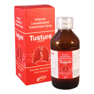 ტუსტური სიროფი 100მლ ფლაკონი+საზომი ჭიქა #1 0 Tusture syrup 100.0